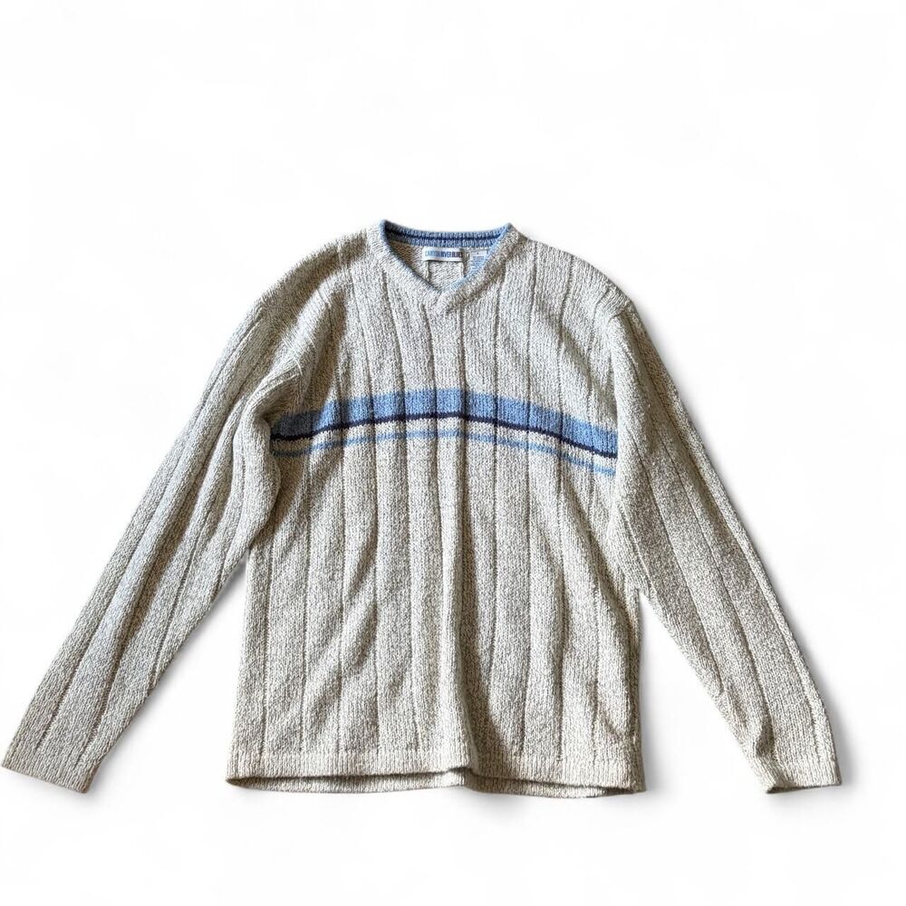 Canyon-river-blues Women's Cream and Grey Jumper